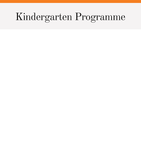 Kindergarten Programme